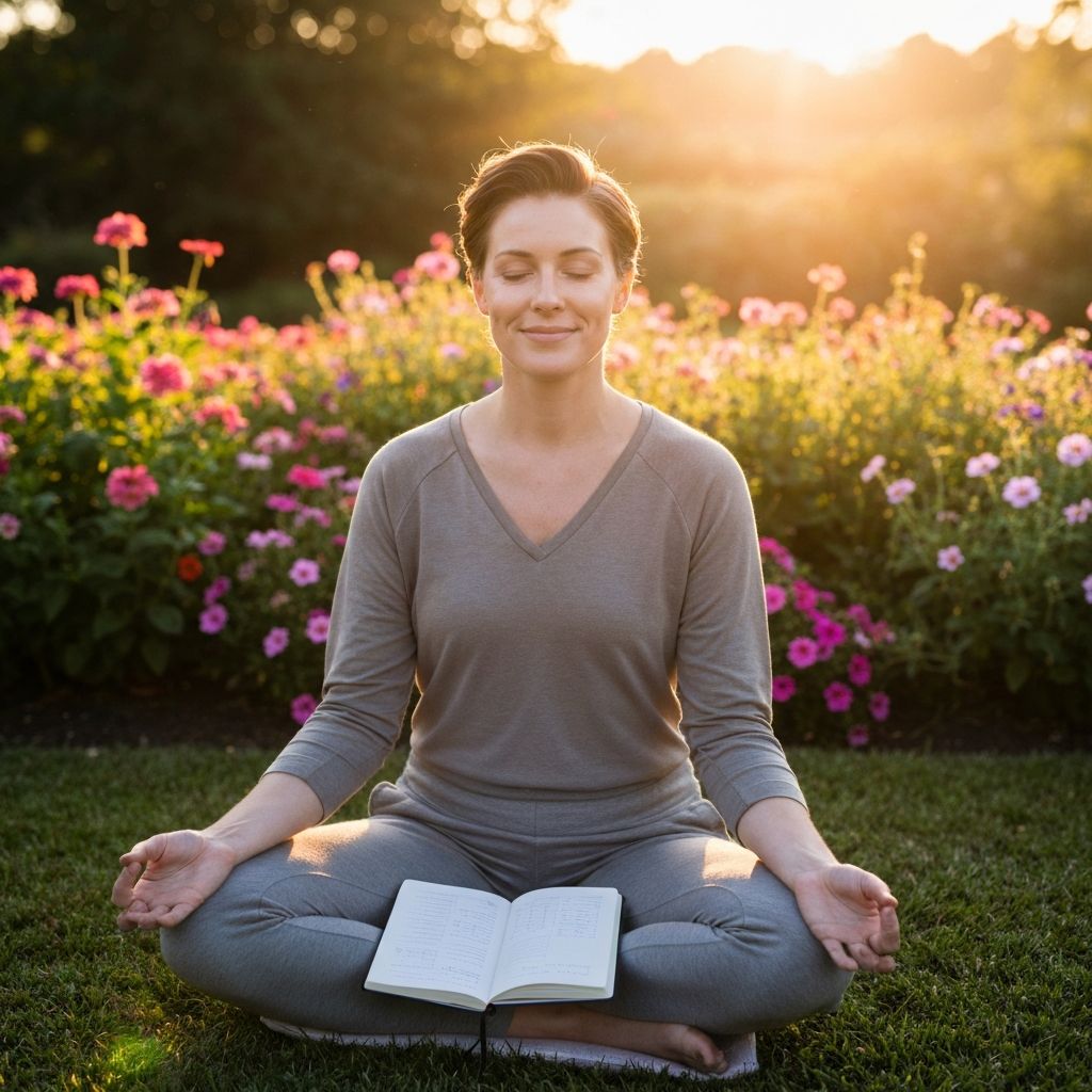 Person practicing gratitude